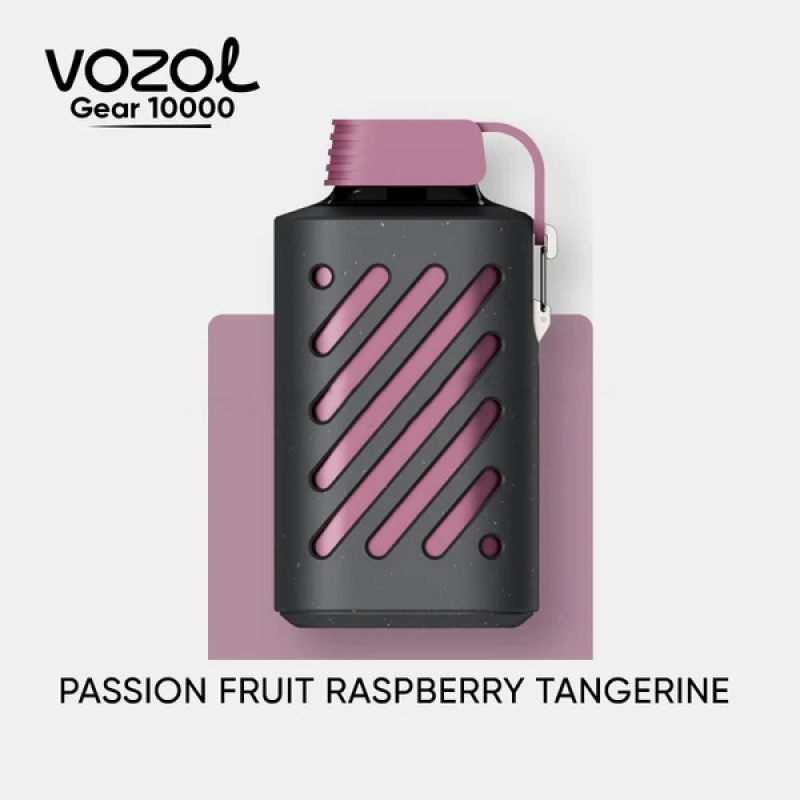 Vozol-Gear-10000-Passion-Fruit-Raspberry-Tangerine.jpg Vozol Gear 10000 Passion Fruit Raspberry Tangerine - Görsel 1