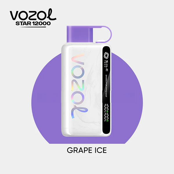 vozol-star-12000-grape-ice.jpg Vozol Star 12000 Grape İce - Görsel 1