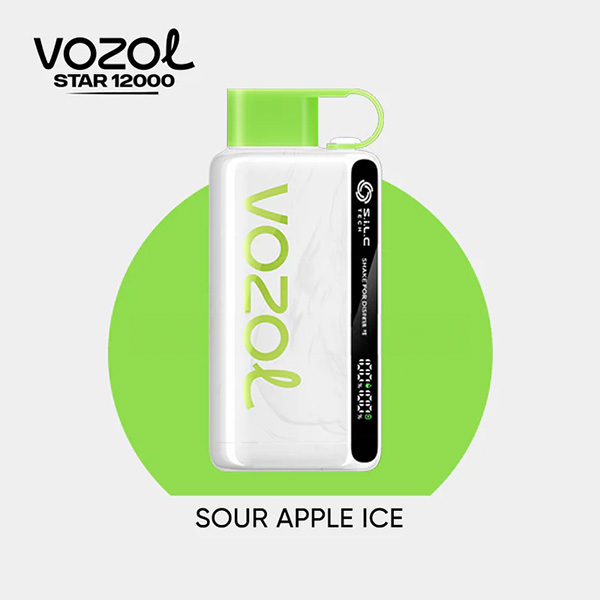 vozol-star-12000-sour-apple-ice.jpg Vozol Star 12000 Sour Apple Ice - Görsel 1