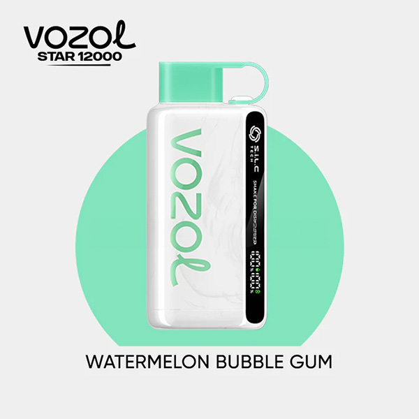 vozol-star-12000-watermelon-bubble-gum.jpg Vozol Star 12000 Watermelon Bubble Gum - Görsel 1
